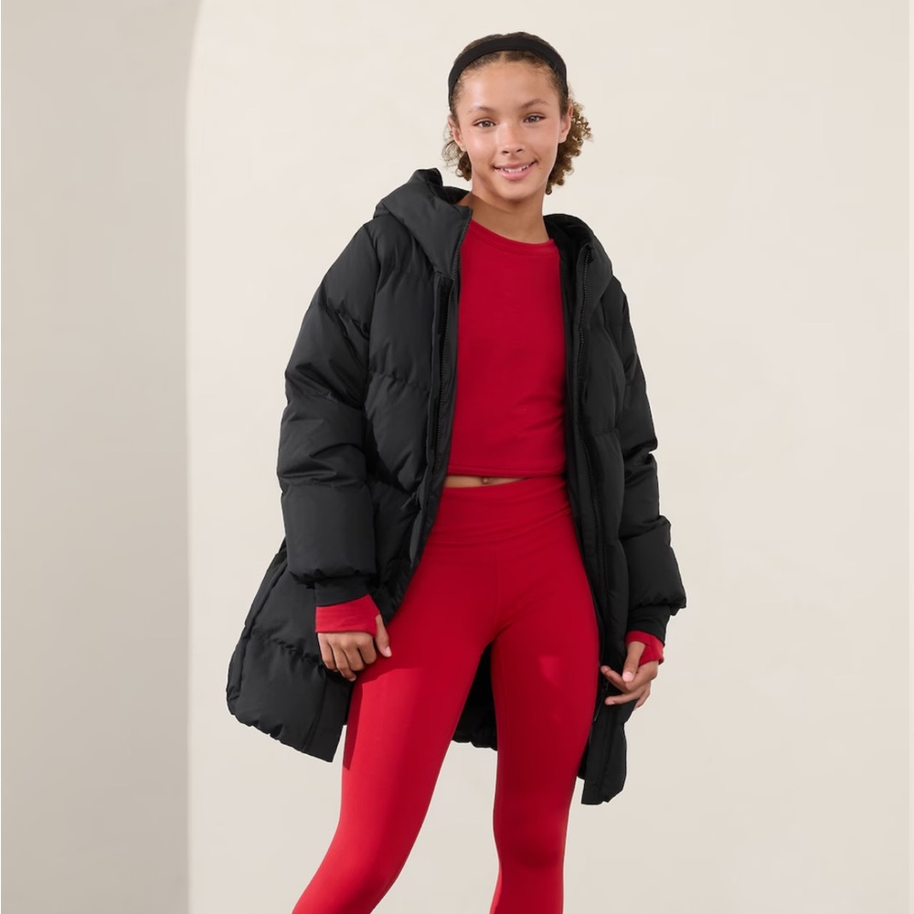 Black Down Filled Puffer Jacket